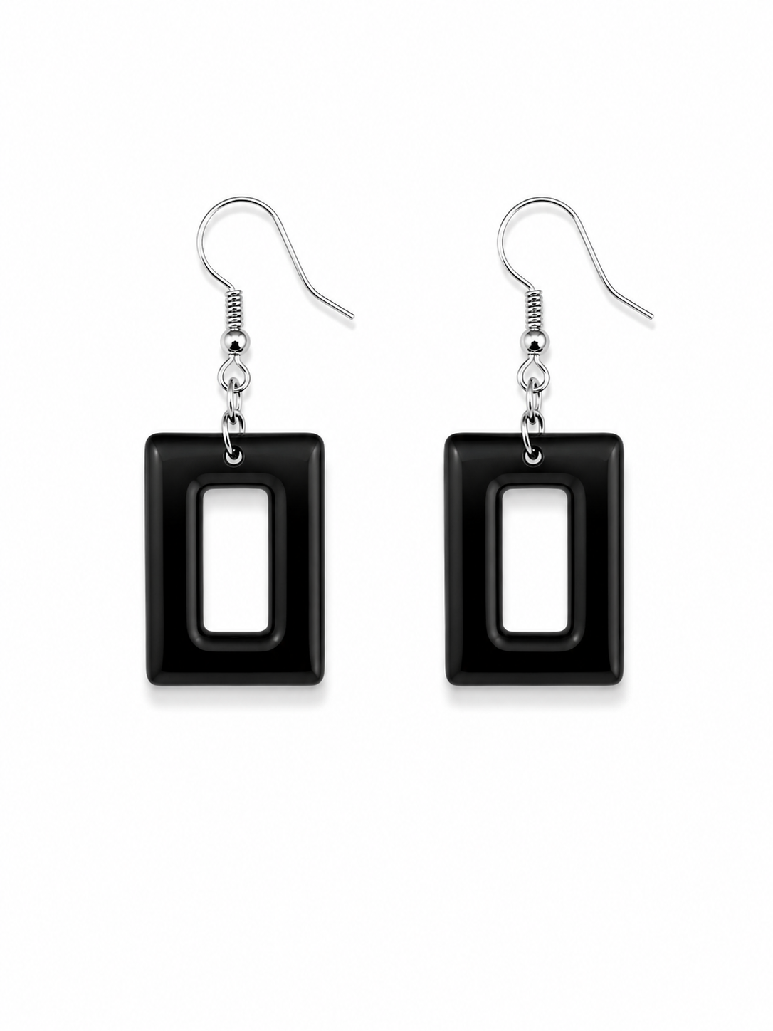 Midnight Refuge Resin Earrings