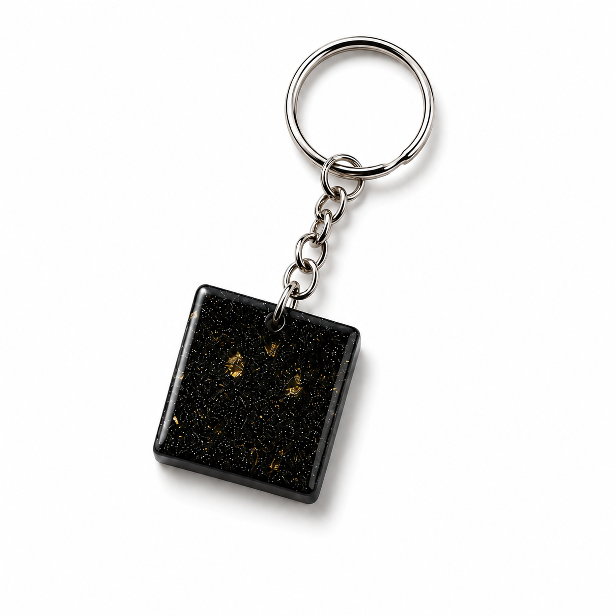 Hope in Darkness Resin Square Keychain
