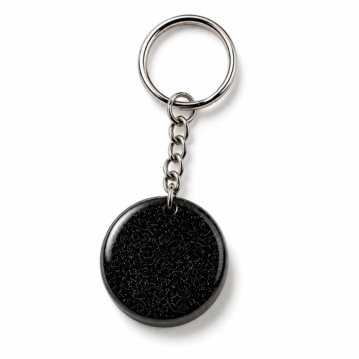 Hope in Darkness Resin Circle Keychain
