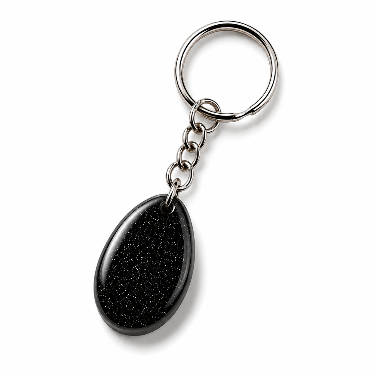 Hope in Darkness Resin Oval Keychain