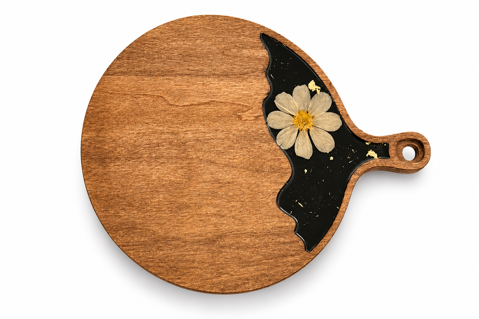 Night Lily Resin Cutting Board