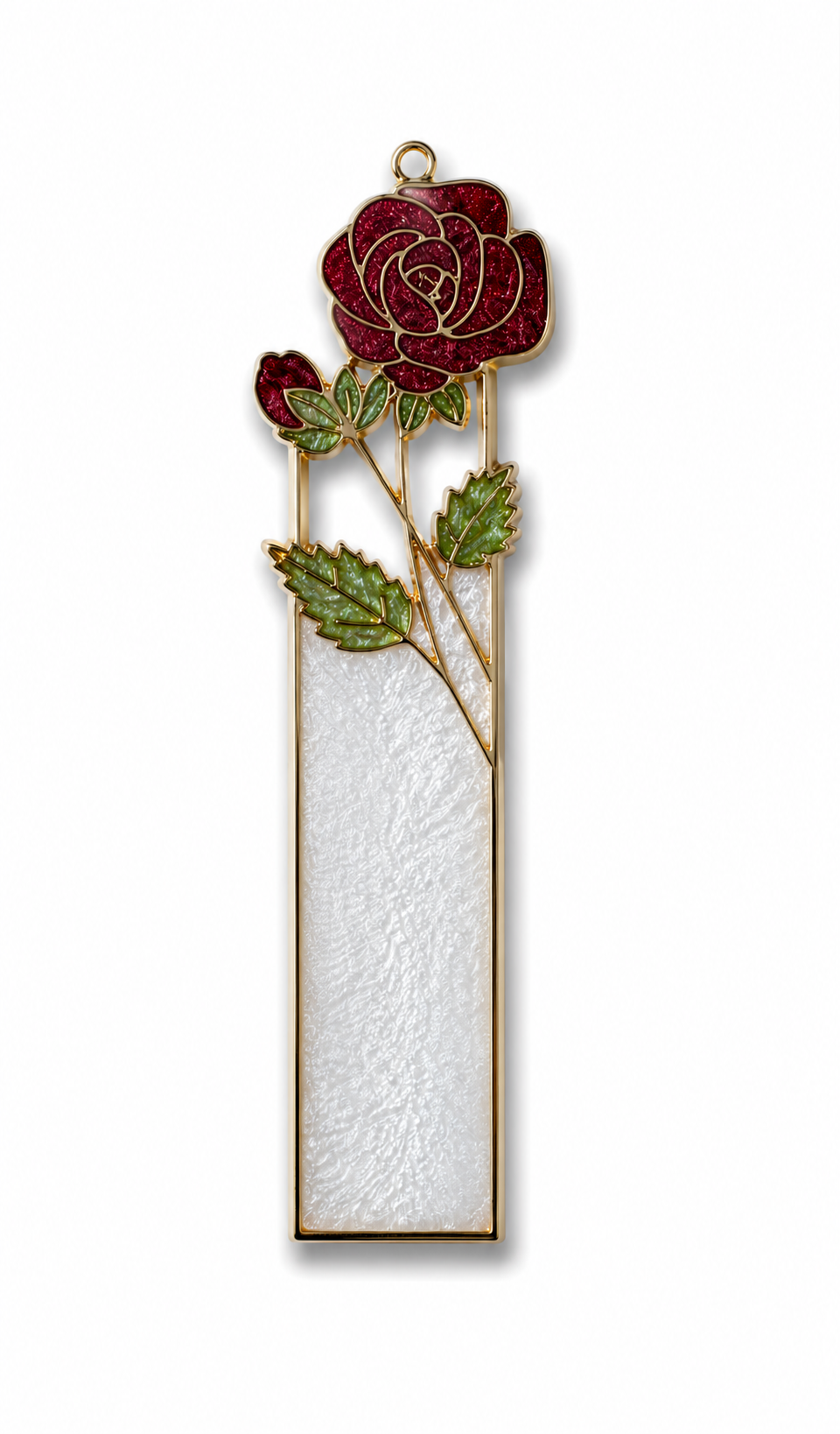 Scarlet Hope Resin Metal Bookmark