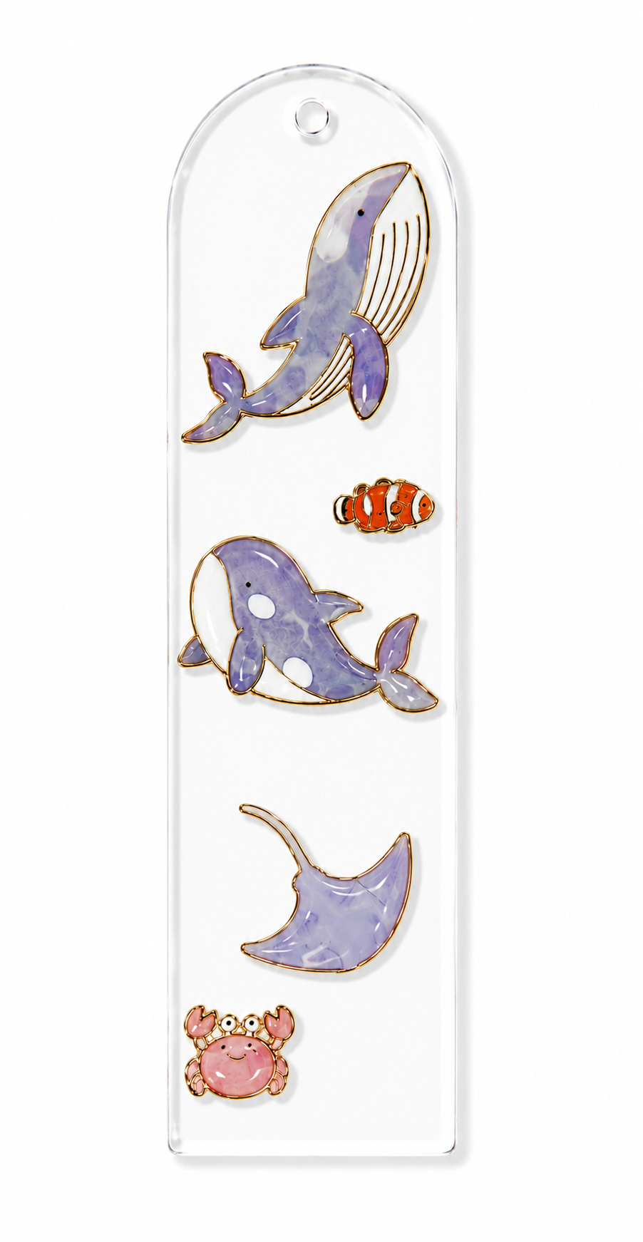 Graceful Tides Flat Bookmark