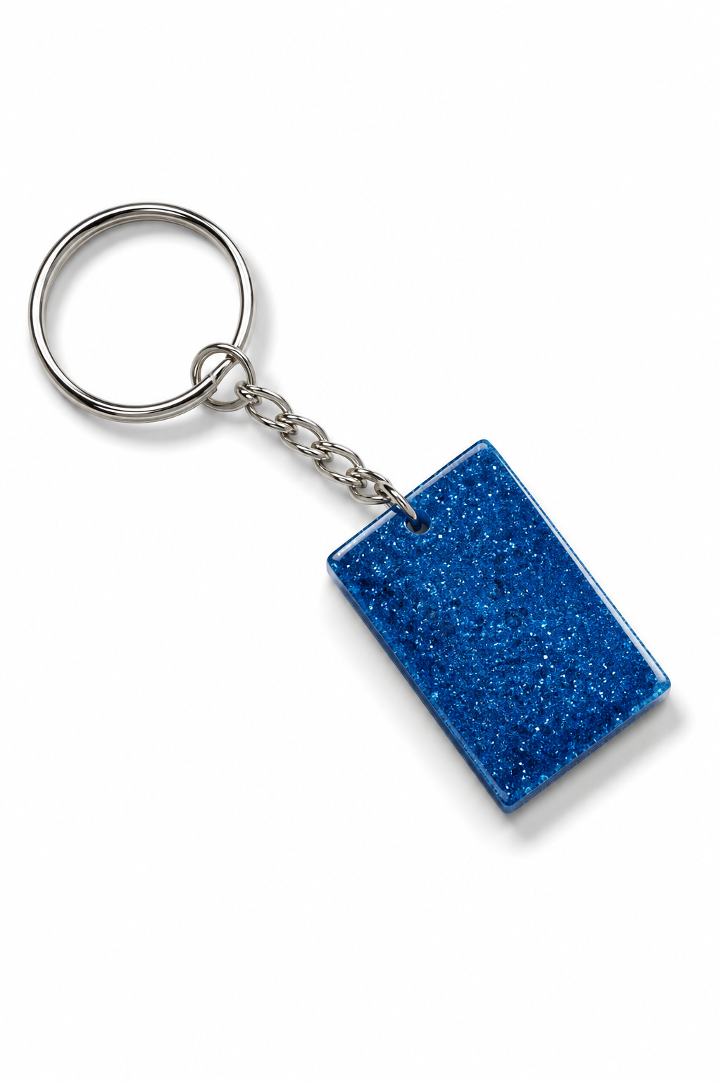 Living Water Blue Resin Keychain
