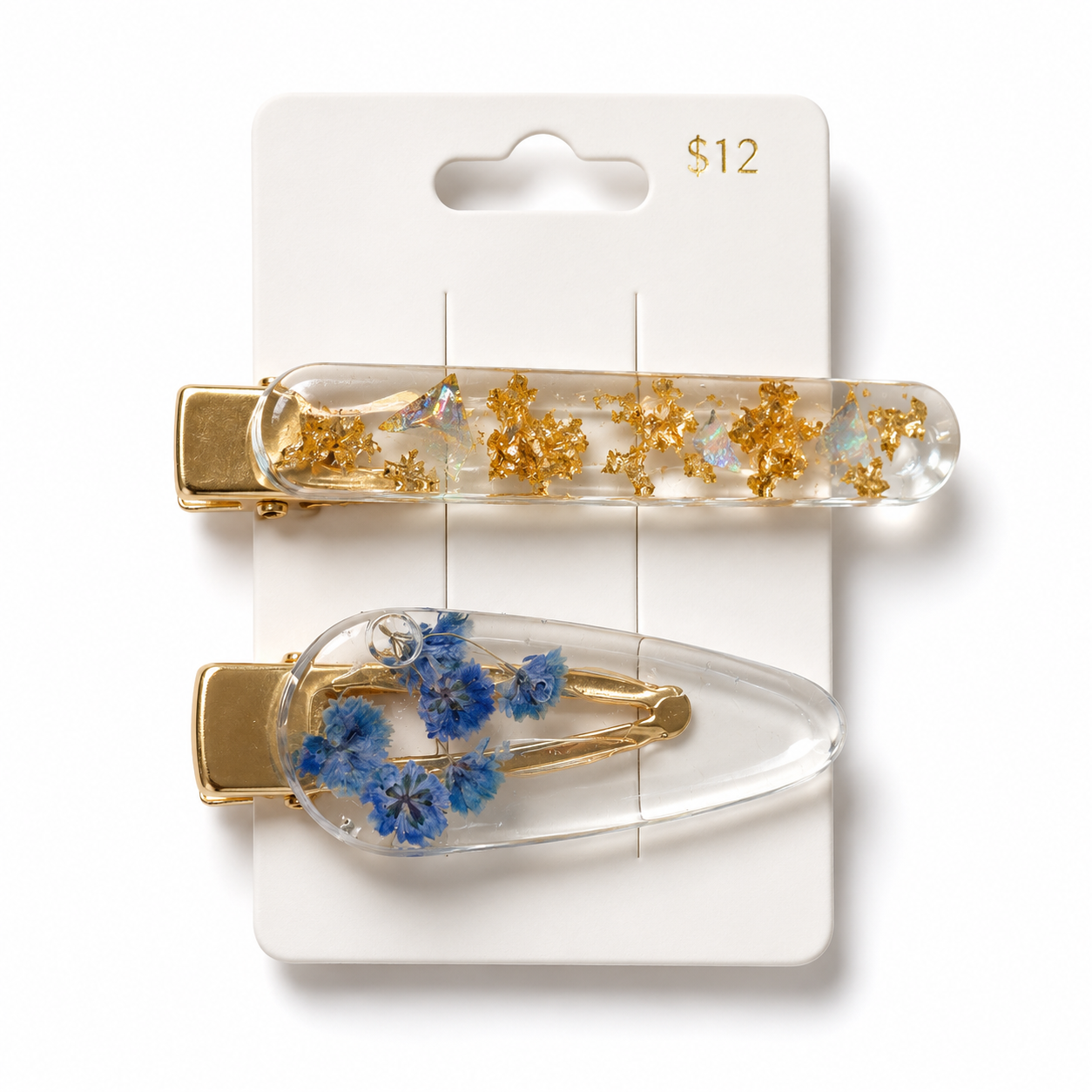 Refined by Fire and Water Hair Barrettes