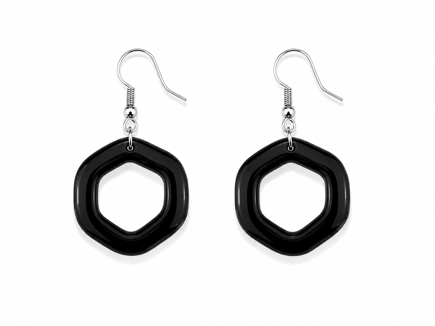 Unshaken Faith Resin Earrings