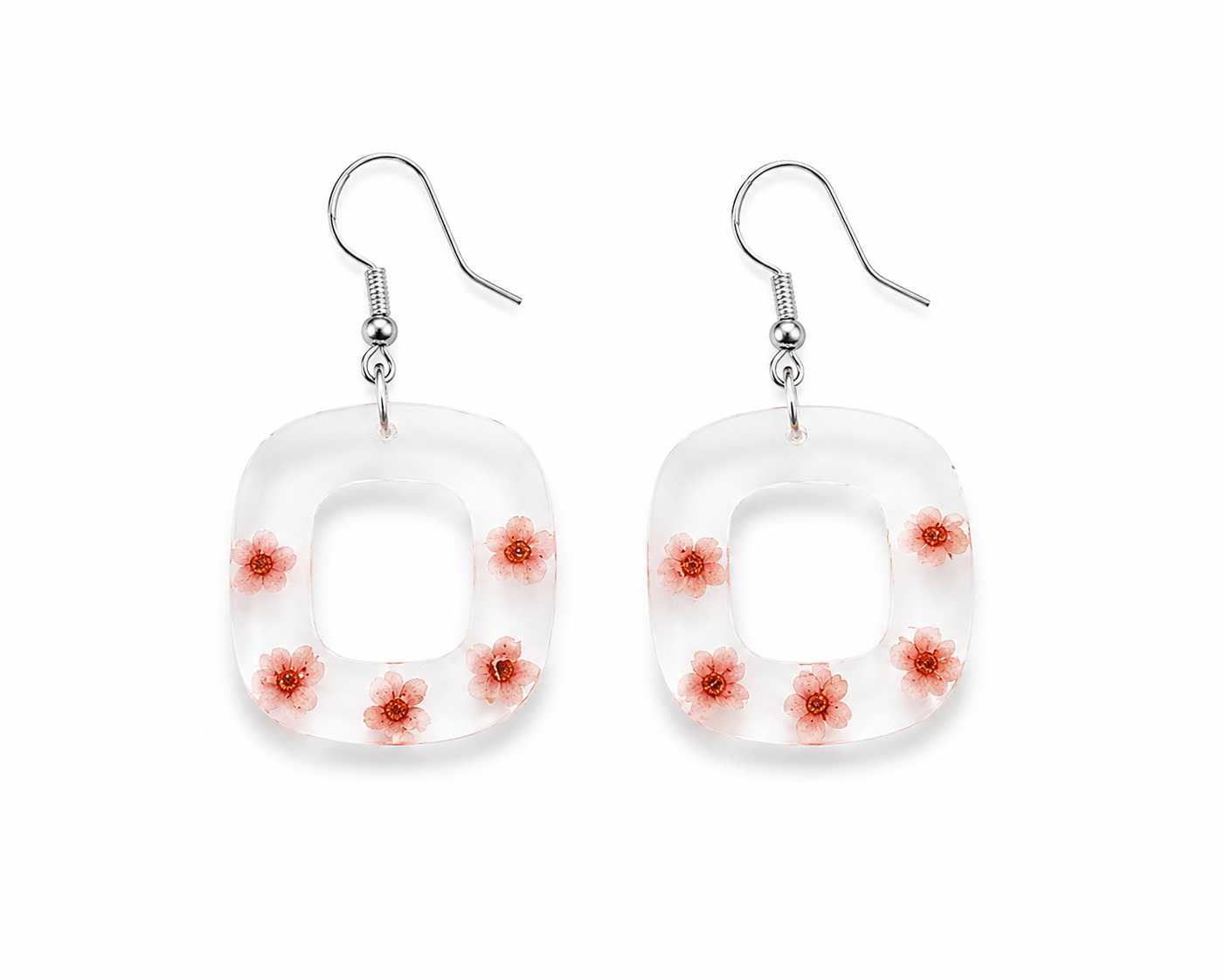 Hidden Garden Resin Earrings