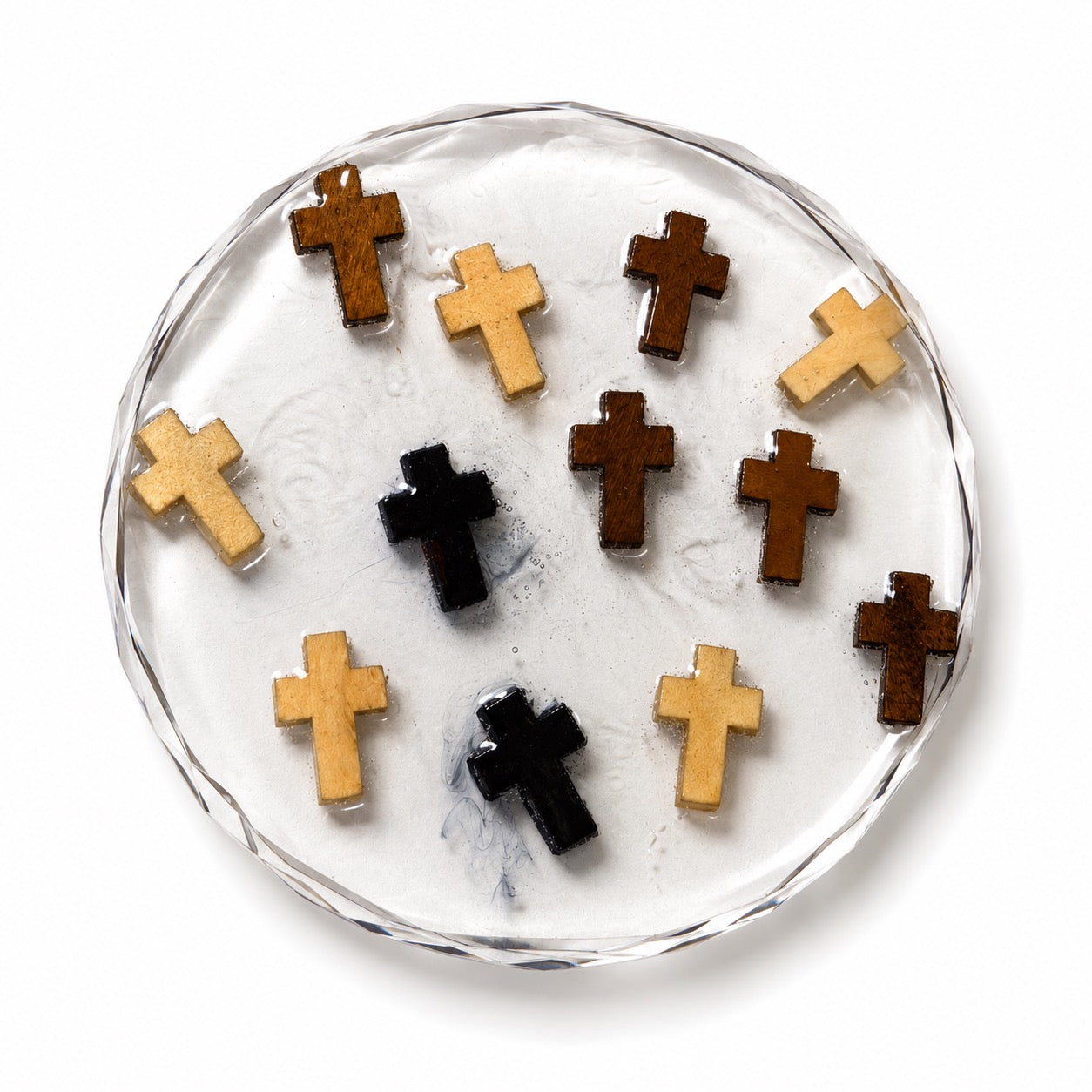 Cross Resin Coaster