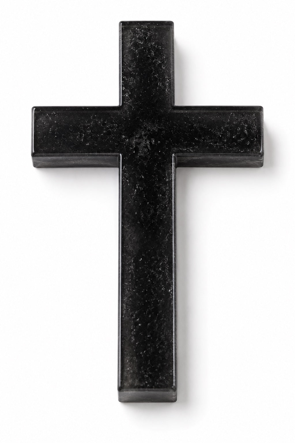 Black Resin Cross