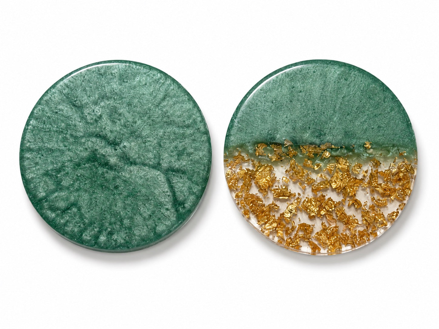 Shalom Sage Resin Coaster Set