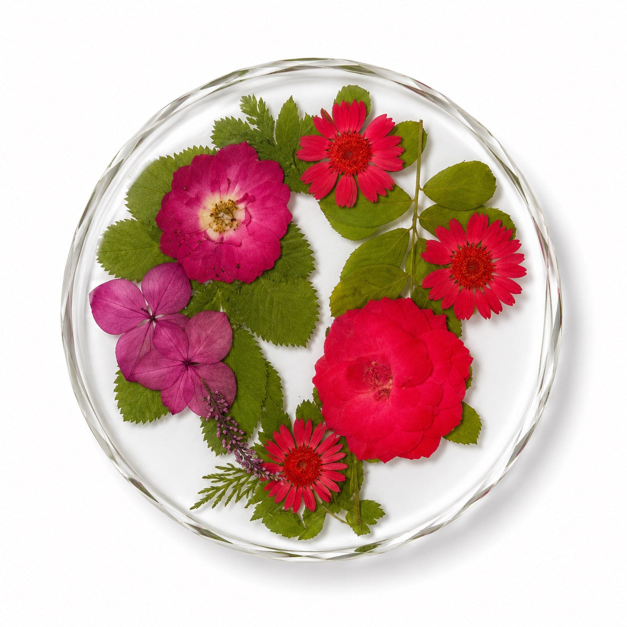 Eden Pink Resin Coaster